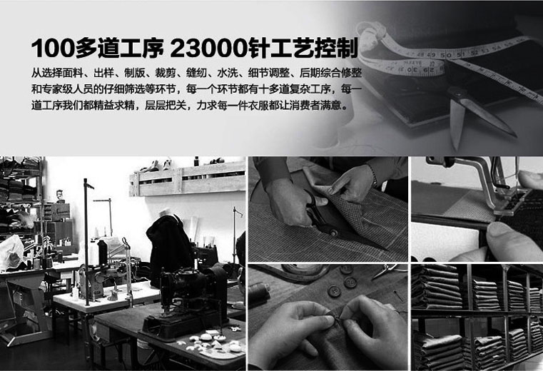100道程序，23000針工藝控制