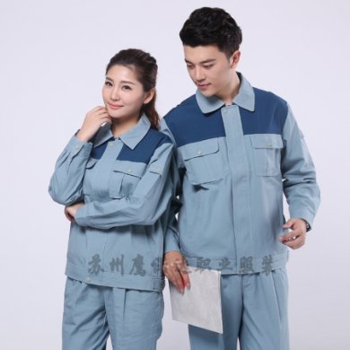 全棉春秋工作服勞保，春秋工作服