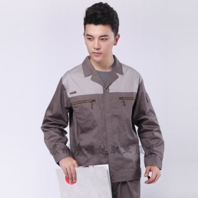 春秋工作服純棉，春秋工作服